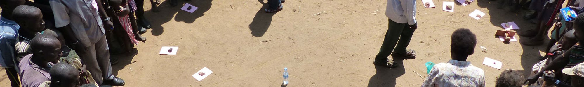 Stakeholder Meeting In South Sudan Africans Standing In Circle